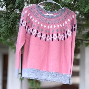 Rose Nordic-style Cozy Sweater